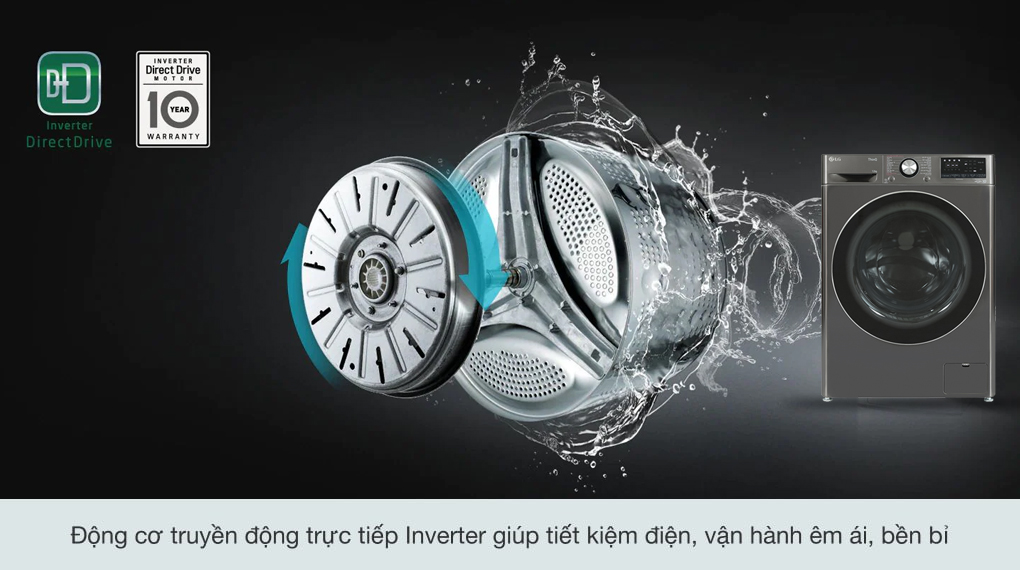 máy giặt LG inverter FV1412S3B