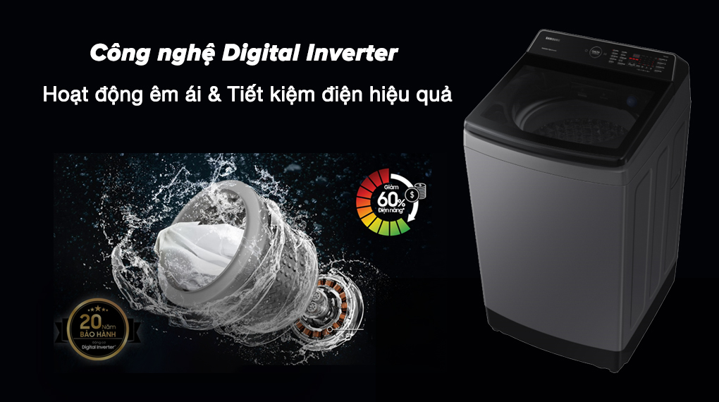 Có nên mua máy giặt Samsung inverter WA10CG5745BDSV 10,5kg không?