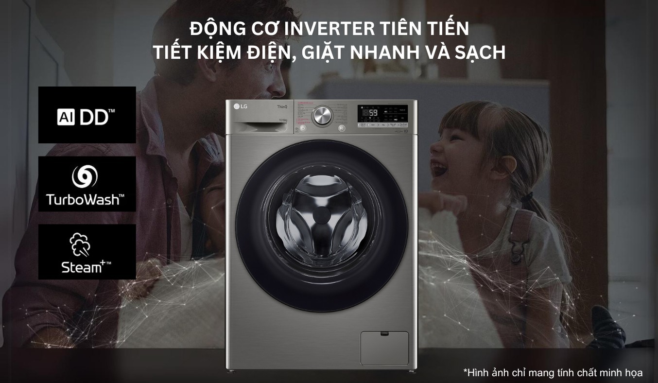 Máy sấy quần áo LG 10.5kg Inverter DVHP50B sự lựa chọn hoàn hảo cho mọi gia đình Việt