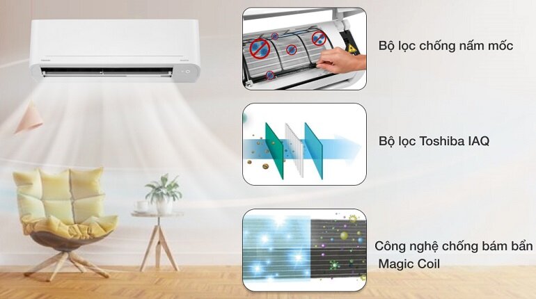 Những điểm cộng tuyệt vời của điều hòa Toshiba 12000Btu RAS-H13C4KCVG-V dành cho người tiêu dùng