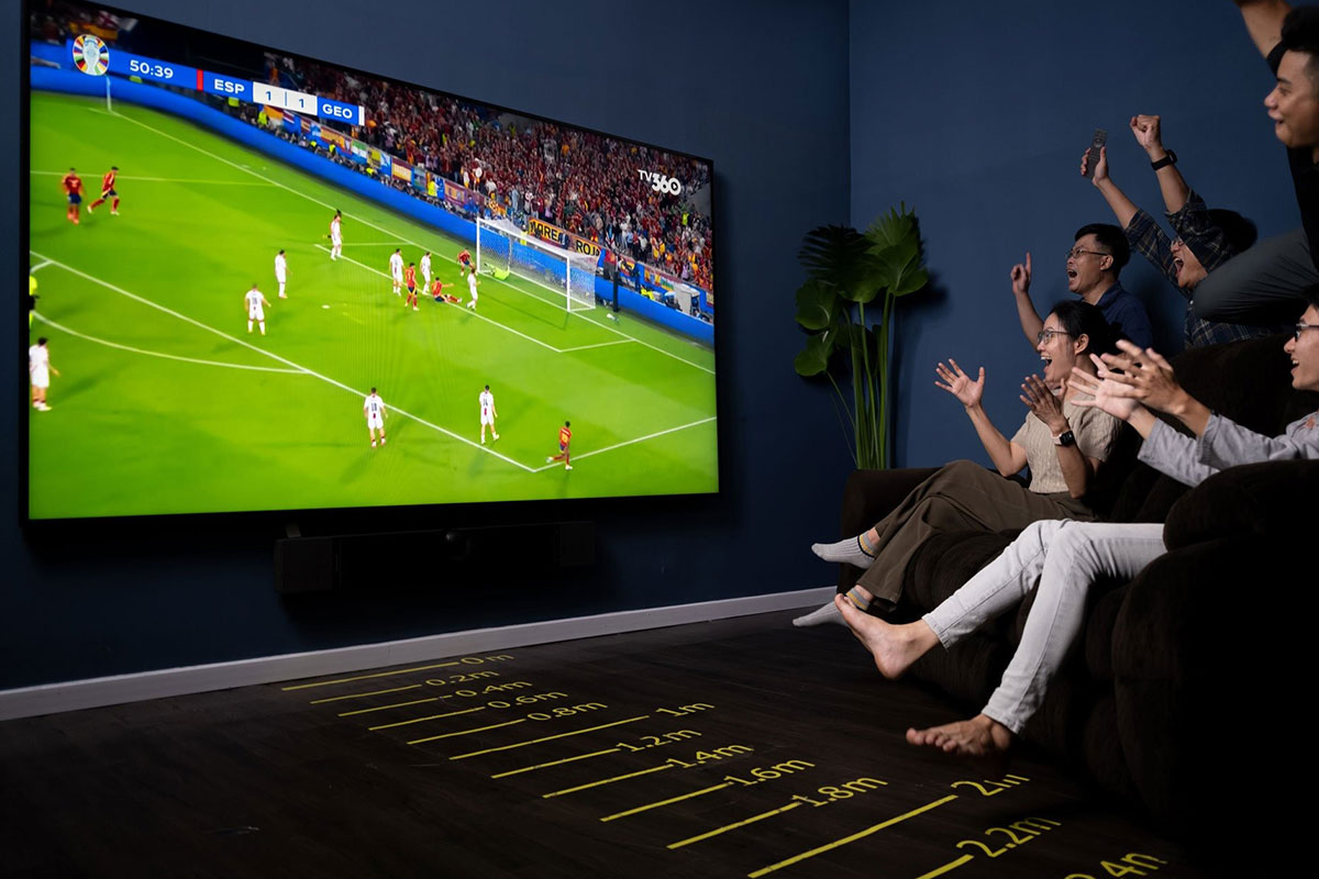 4 điểm khác biệt khi thưởng thức bóng đá trên Tivi Sony OLED K-55XR80