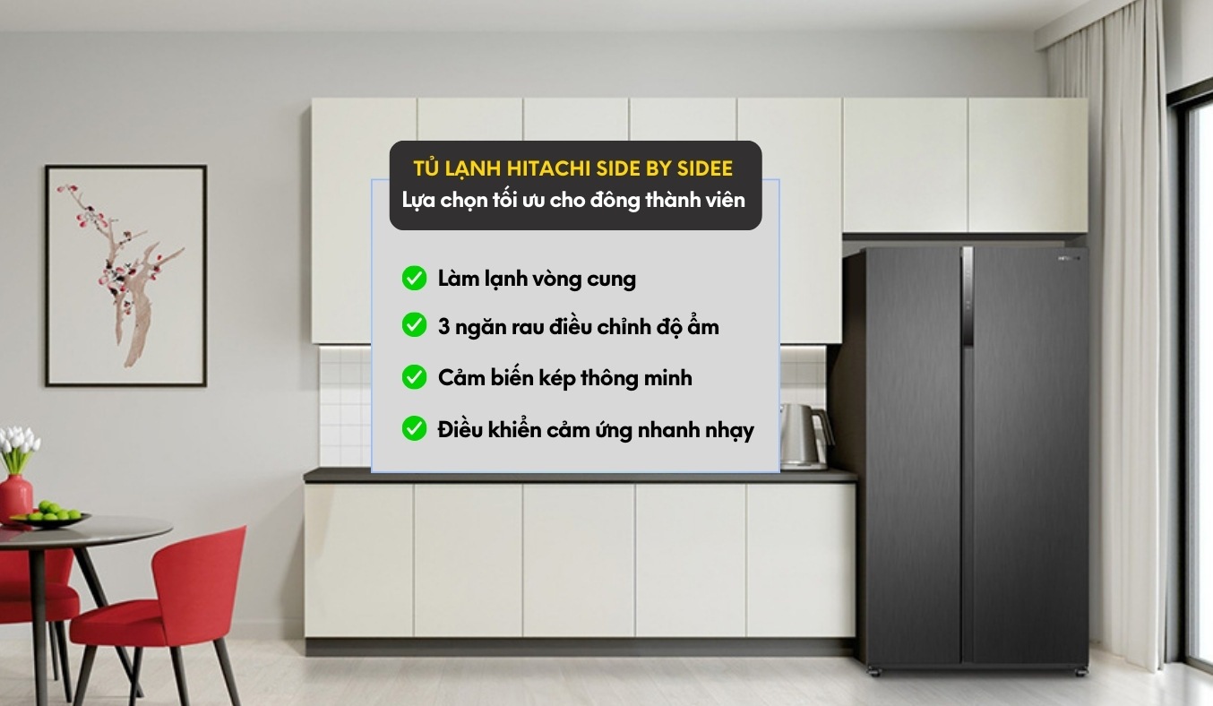 Mẫu tủ lạnh inverter nào đang được sử dụng nhiều trong phòng bếp?