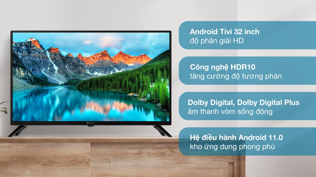 Top 3 mẫu smart tivi Casper 32 inch siêu rẻ đồng giá chỉ 3 triệu cho gia đình