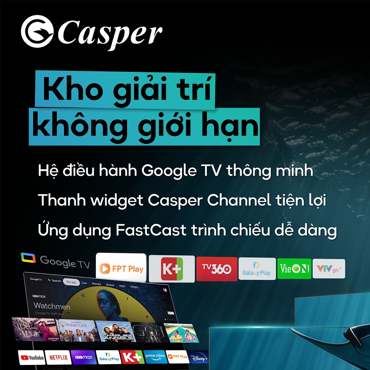 Đánh giá smart tivi Casper 43 inch Full HD 43FGK610 liệu có phải sự lựa chọn tốt không?
