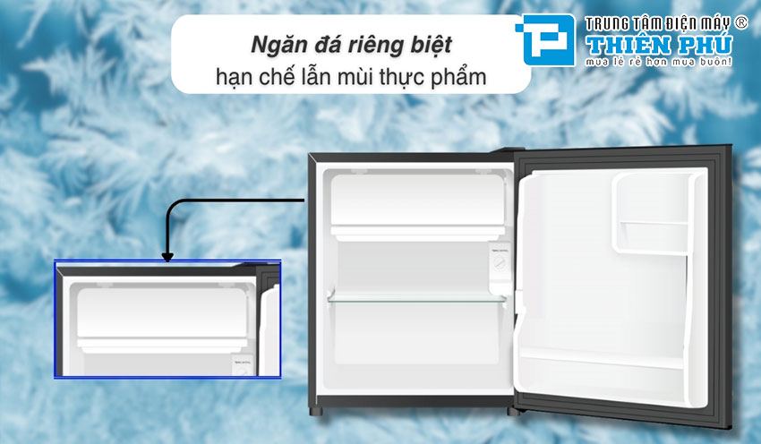 Tủ lạnh Aqua 50 lít AQR-D60FA(BS)