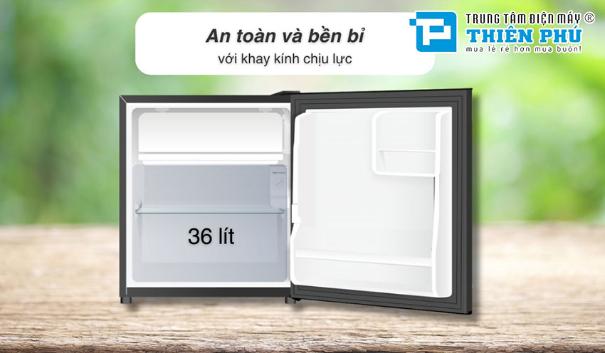 Tủ lạnh Aqua 50 lít AQR-D60FA(BS)