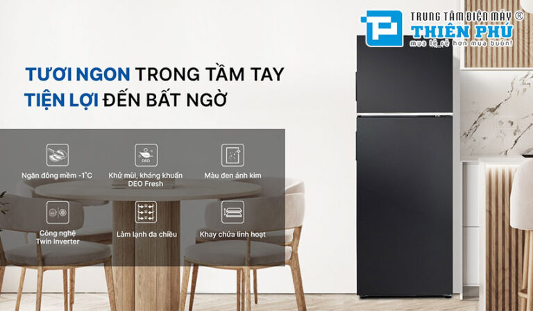 Tủ lạnh Aqua inverter AQR-T260FA(FB) giải pháp bảo quản thực phẩm hiện đại cho gia đình bạn