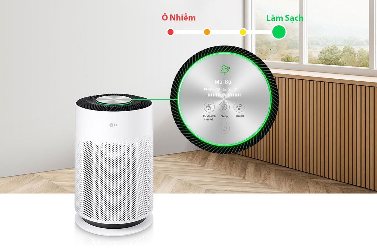 7 lý do nên mua máy lọc không khí PuriCare LG 360 AS60GHWG0 cho gia đình bạn