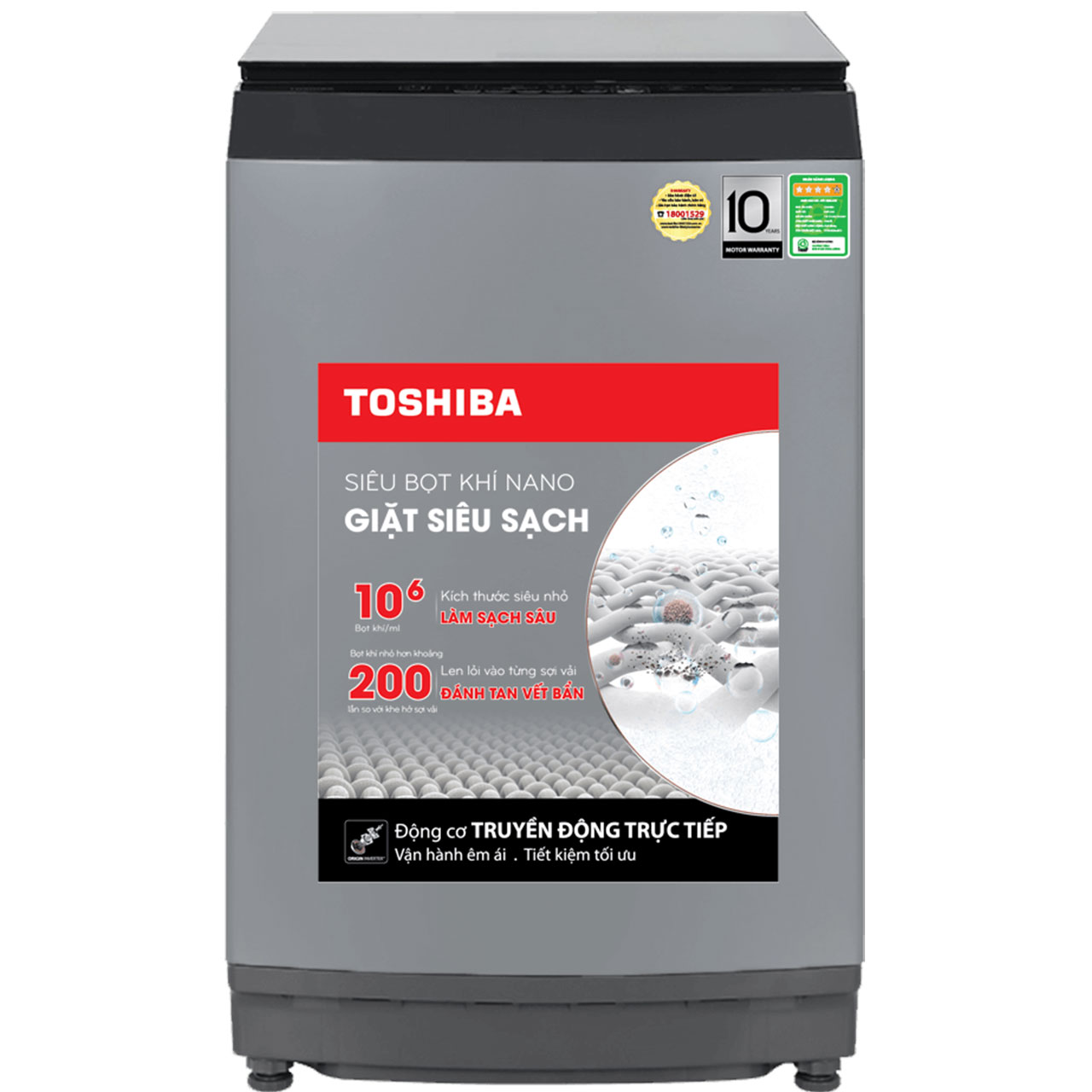 Máy Giặt Toshiba Inverter 15Kg AW-DUM1600LV(SG)