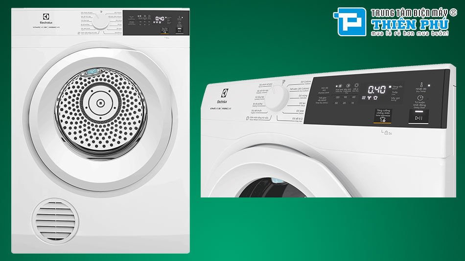 Máy Sấy Quần Áo Electrolux 9Kg EDS904H3WC