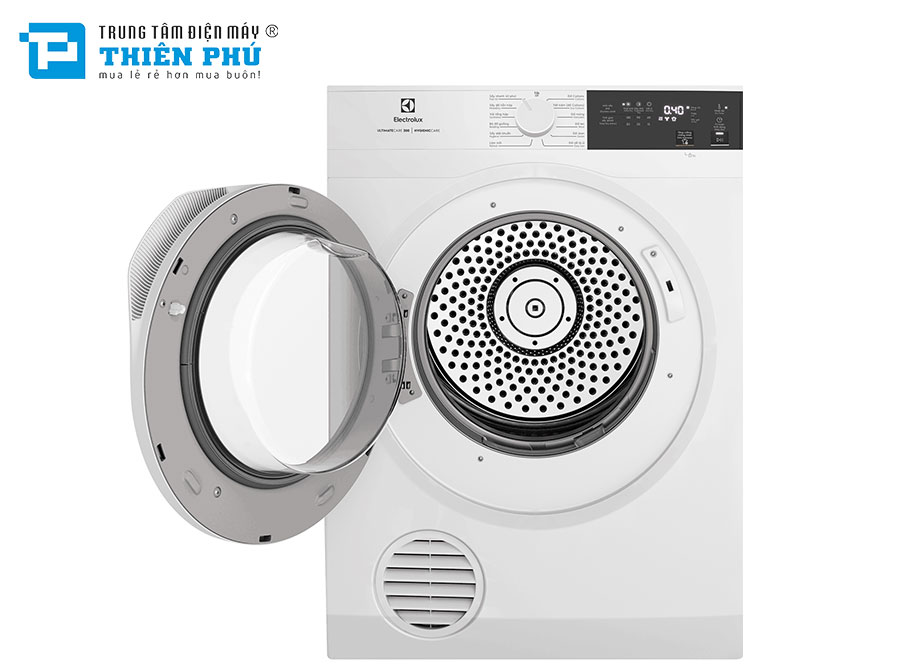 Máy sấy quần áo Electrolux EDV804H3WC khối lượng sấy vừa đủ cho mọi gia đình