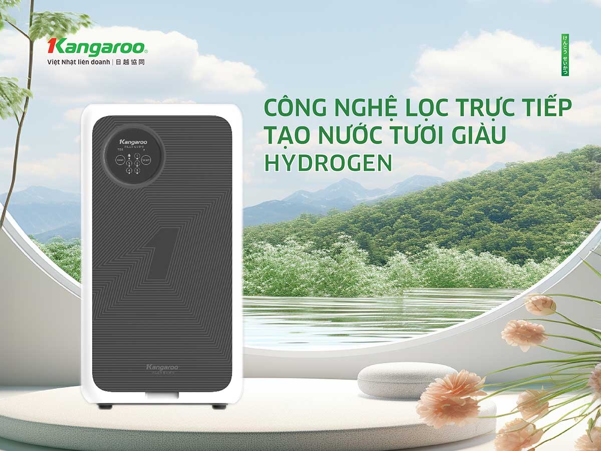 Công nghệ lọc tạo nước tươi giàu Hydrogen