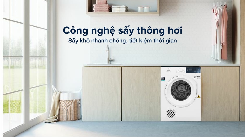 Giới thiệu những model máy sấy quần áo Electrolux thông hơi năm 2024 