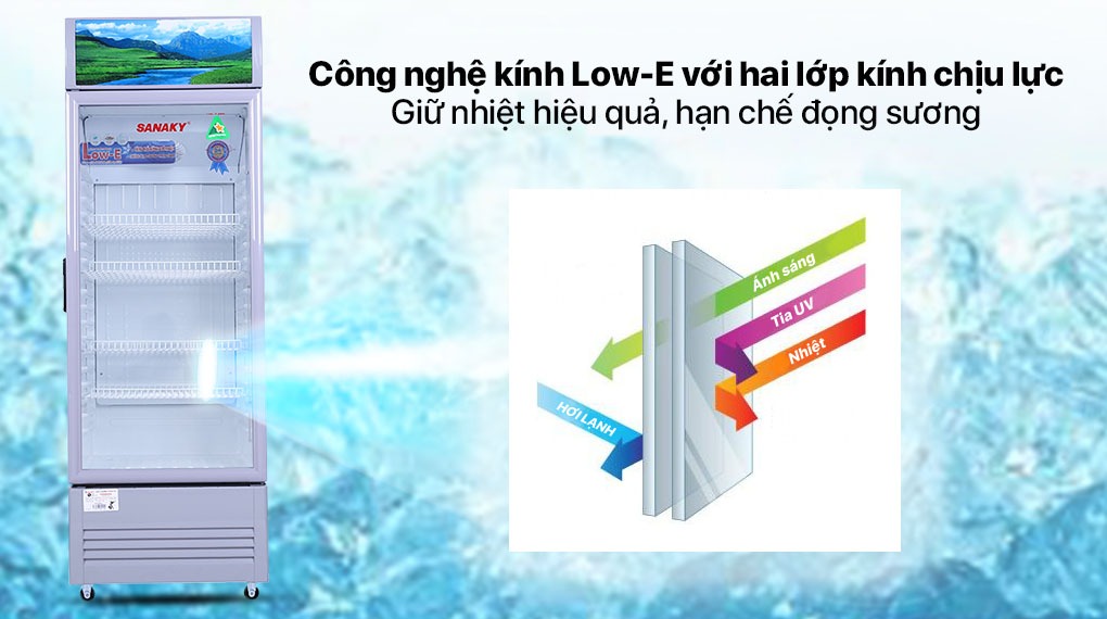 5 ưu điểm từ tủ mát Sanaky 1 cánh VH-358KL làm hài lòng mọi khách hàng lựa chọn