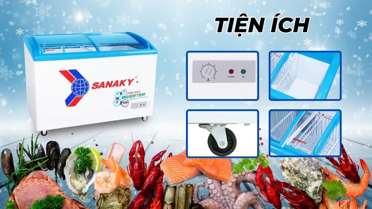 Tủ đông Sanaky VH-3899K3 - Thiết kế hiện đại, làm lạnh cực hiệu quả và công nghệ vượt trội