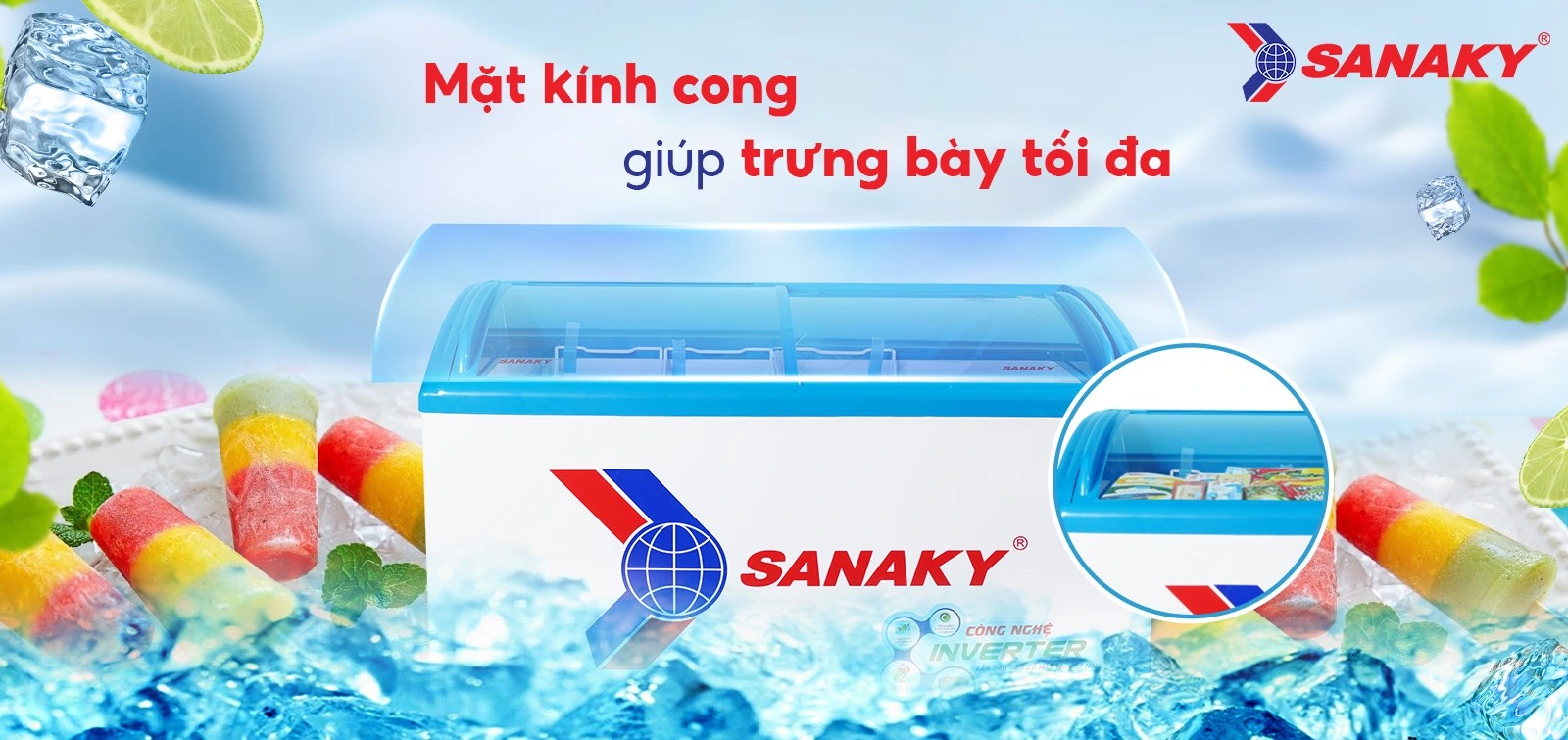 Tủ đông Sanaky VH-3899K3 - Thiết kế hiện đại, làm lạnh cực hiệu quả và công nghệ vượt trội