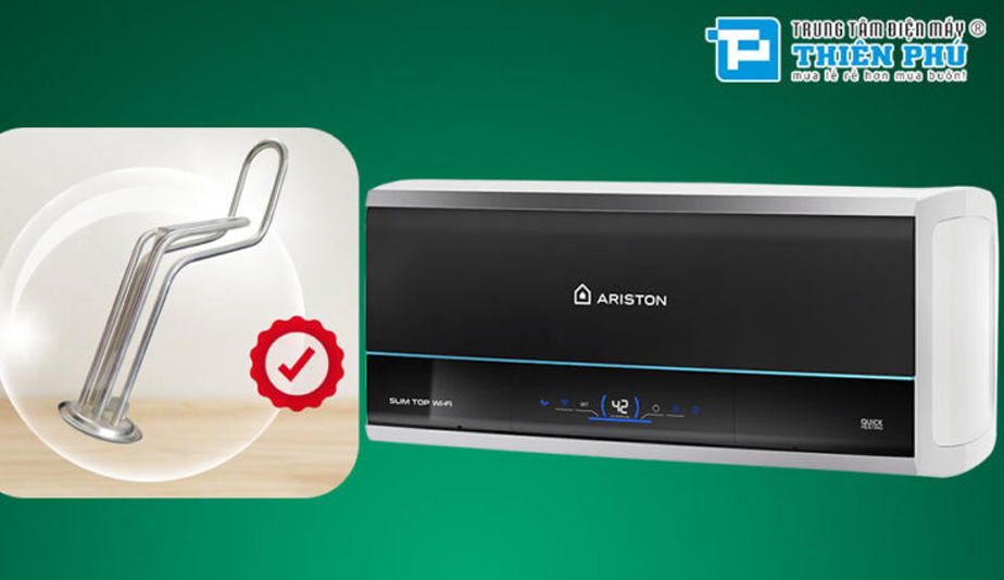 Đánh giá chất lượng bình nóng lạnh Ariston 30 lít Slim3 30 Top Wifi giá rẻ