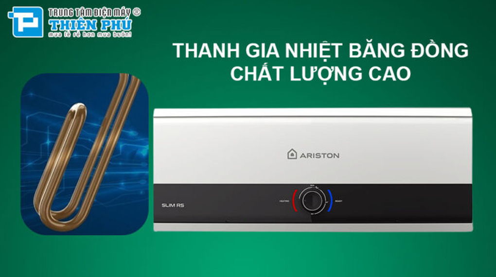 5 Ưu điểm nổi bật trên bình nóng lạnh Ariston Slim3 25 RS