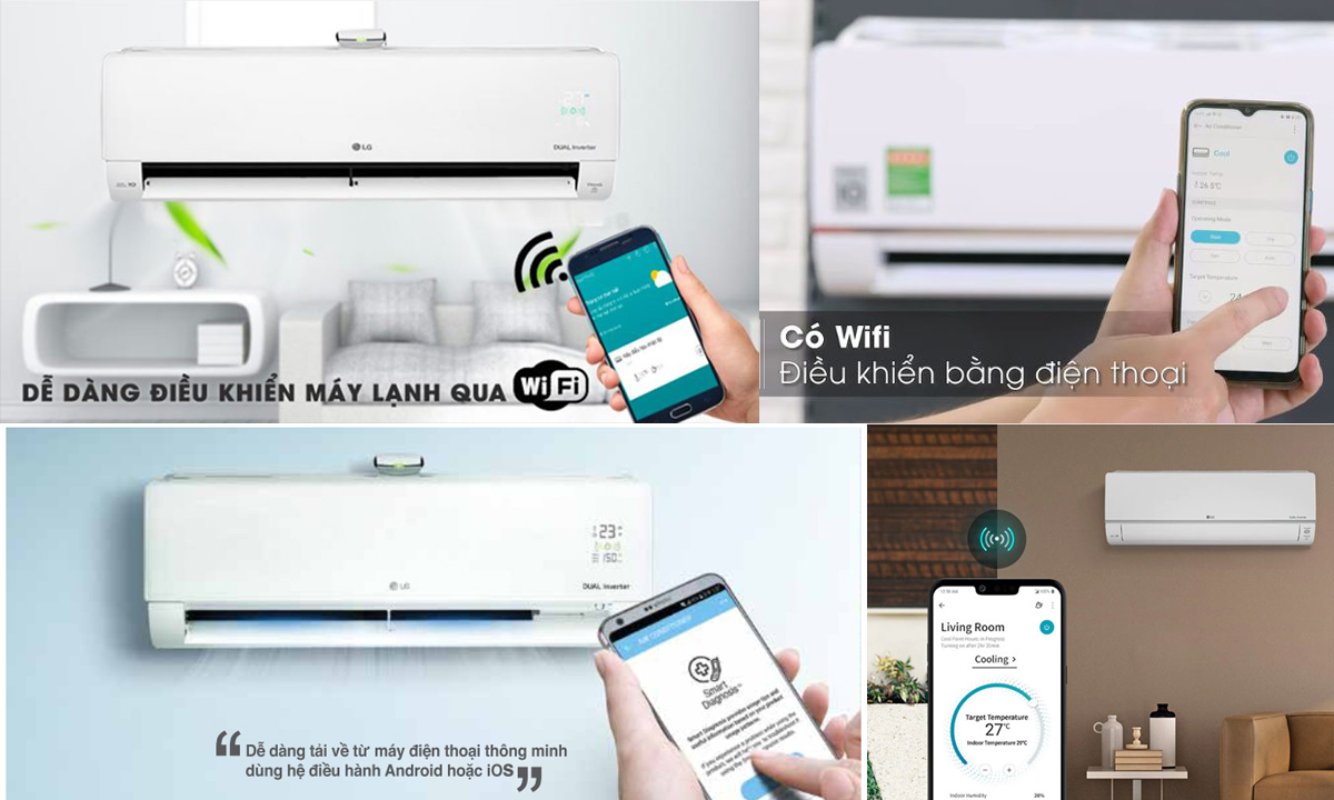 Lợi ích khi sắm điều hòa lg 2 chiều 12000btu B13END1