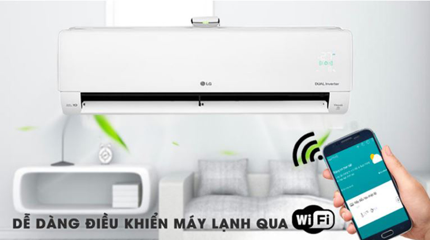 Điều khiển điều hòa 2 chiều LG B10END1 từ xa mọi lúc mọi nơi với Wifi