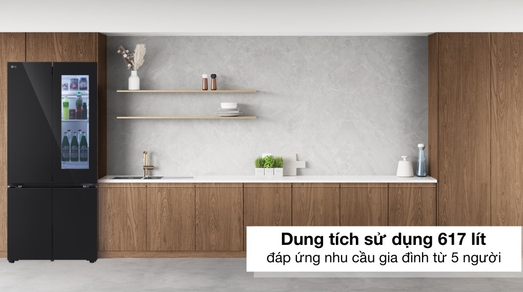 3 điểm người người ấn tượng nhất ở tủ lạnh LG 4 cánh LFB61BLGAI