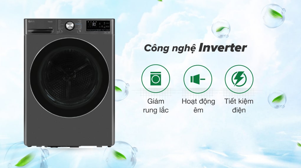 Máy sấy quần áo LG DVHP50B trợ thủ đắc lực của mọi gia đình