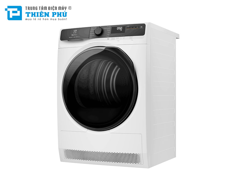 Máy sấy quần áo Electrolux bơm nhiệt EDH803J5WC khối lượng vừa đủ, sấy khô hoàn hảo