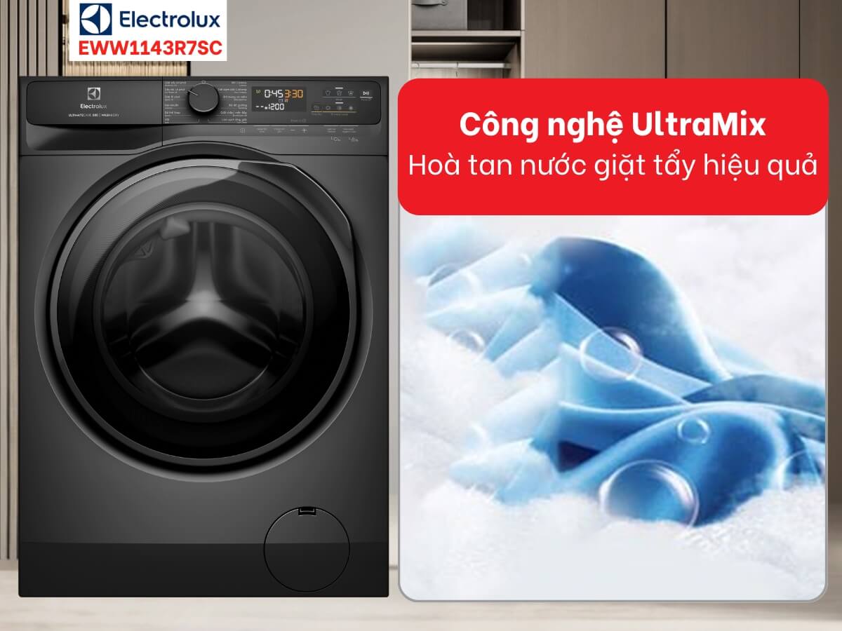  máy giặt sấy Electrolux EWW1143R7SC 11kg