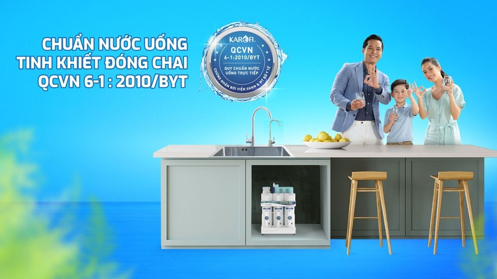 Đạt chuẩn chất lượng nước uống trực tiếp