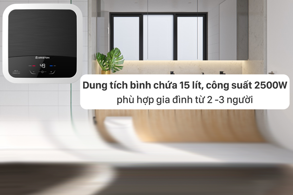 Top bình nóng lạnh Ariston 15 lít giá rẻ tốt nhất nên mua ngay!