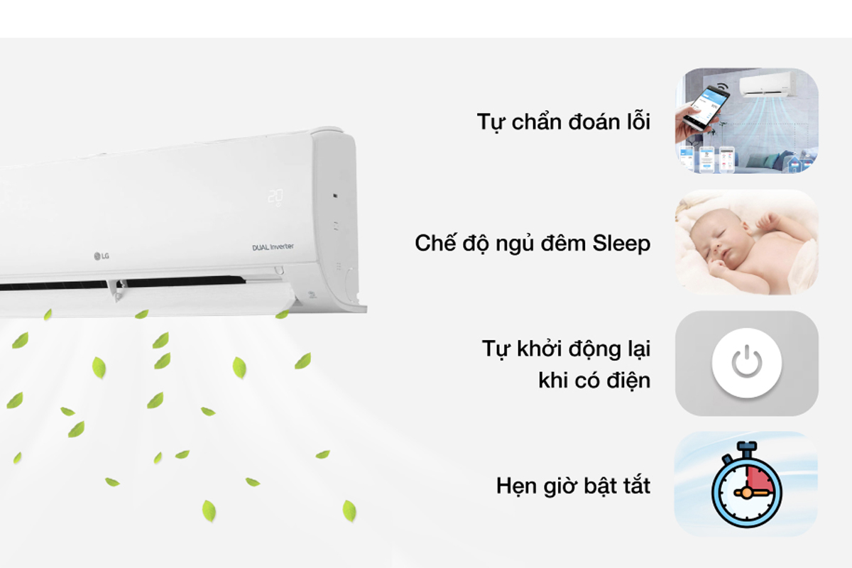 Top 4 điều hòa LG 2 chiều chính hãng bán chạy nên mua ngay