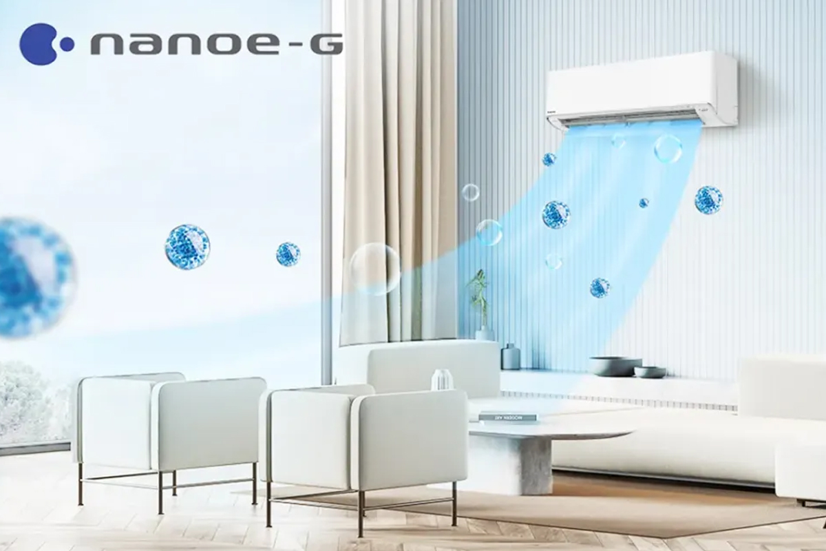 Trang bị hệ thống lọc bụi mịn với công nghệ nanoe-G độc quyền Panasonic Trang bị hệ thống lọc bụi mịn với công nghệ nanoe-G độc quyền Panasonic