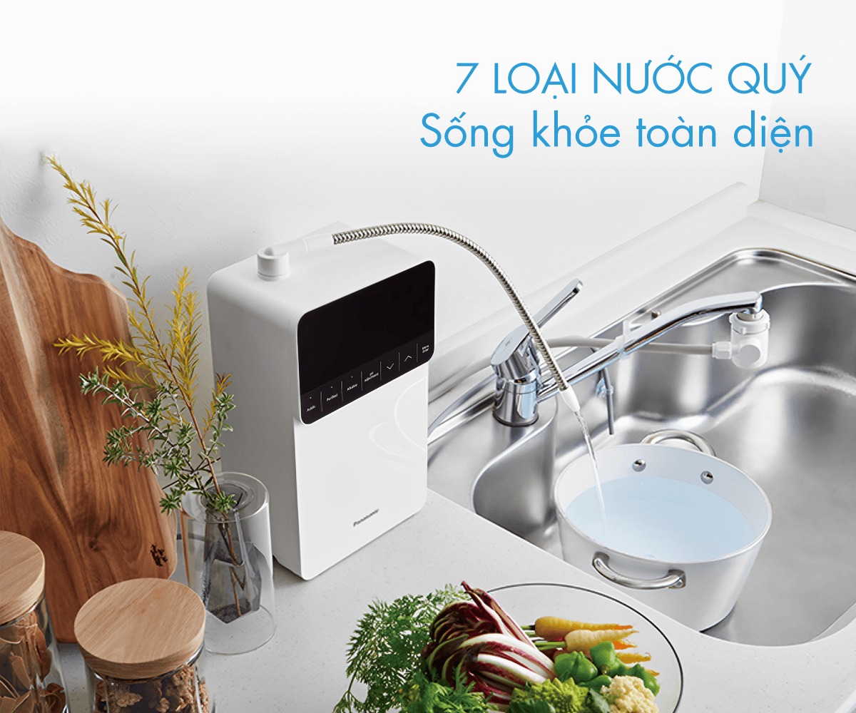 Tạo nguồn nước Ion kiềm với nhiều cấp độ pH