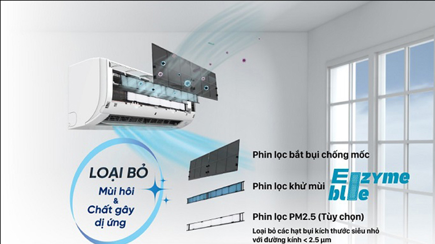 Review tính năng nổi bật của điều hòa daikin 12000btu FTKB35YVMV