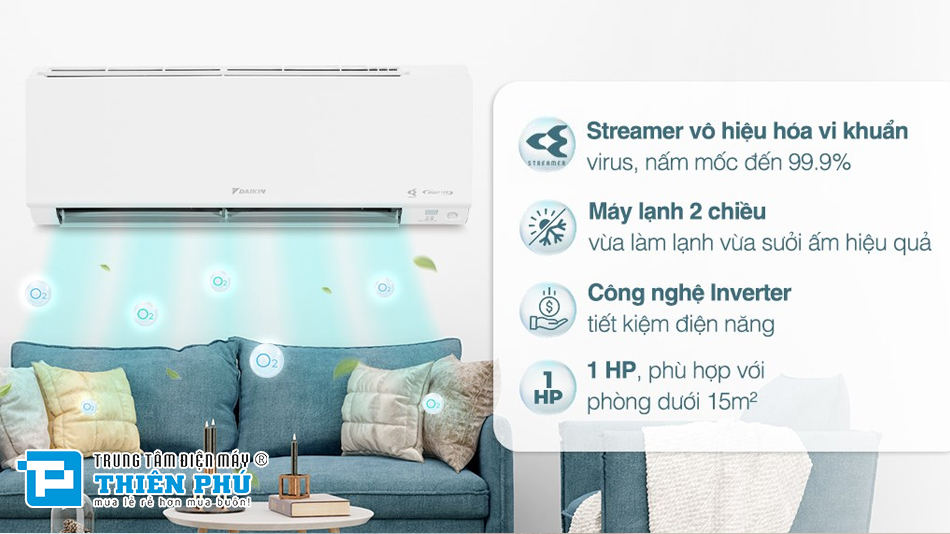 Cách sử dụng điều hòa Daikin 2 chiều tiết kiệm điện, hiệu quả?