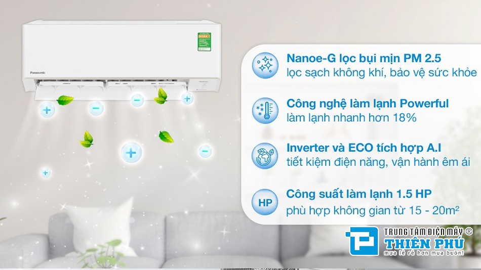 Top điều hòa Panasonic 2 chiều chính hãng nên mua ngay!