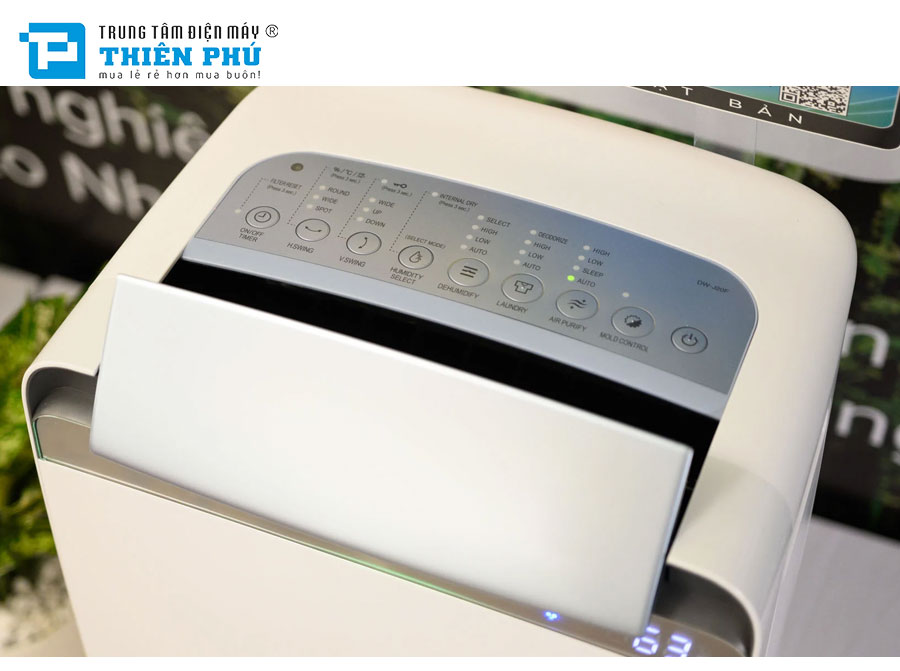 Máy lọc không khí hút ẩm Sharp DW-J20FV-W, vừa chống ẩm mốc mà lại lọc không khí