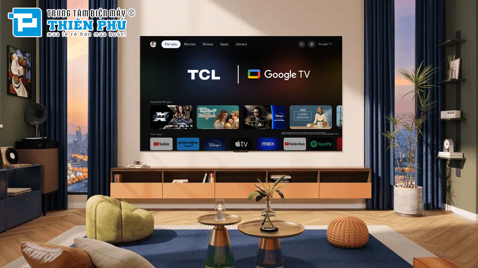 Google Tivi TCL QLED 4K 65 Inch 65C655