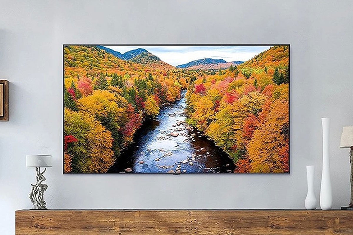 Smart Tivi Samsung 55 inch 4K UA55AU7700KXXV - Dưới 10 triệu không thể bỏ qua