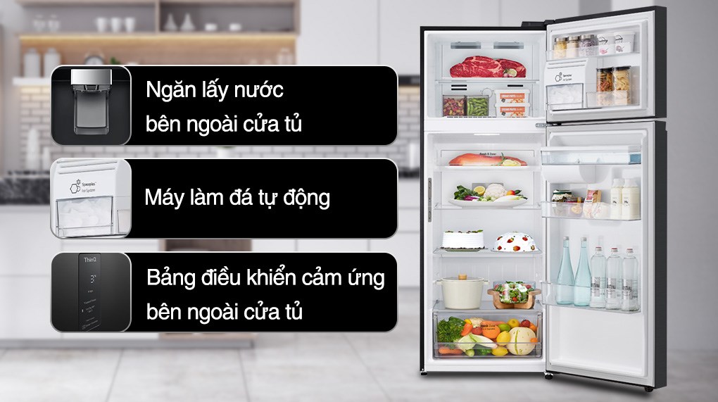 Tủ lạnh LG 2 cánh LTD46BLMA là lựa chọn đáng tin cậy cho gia đình bạn