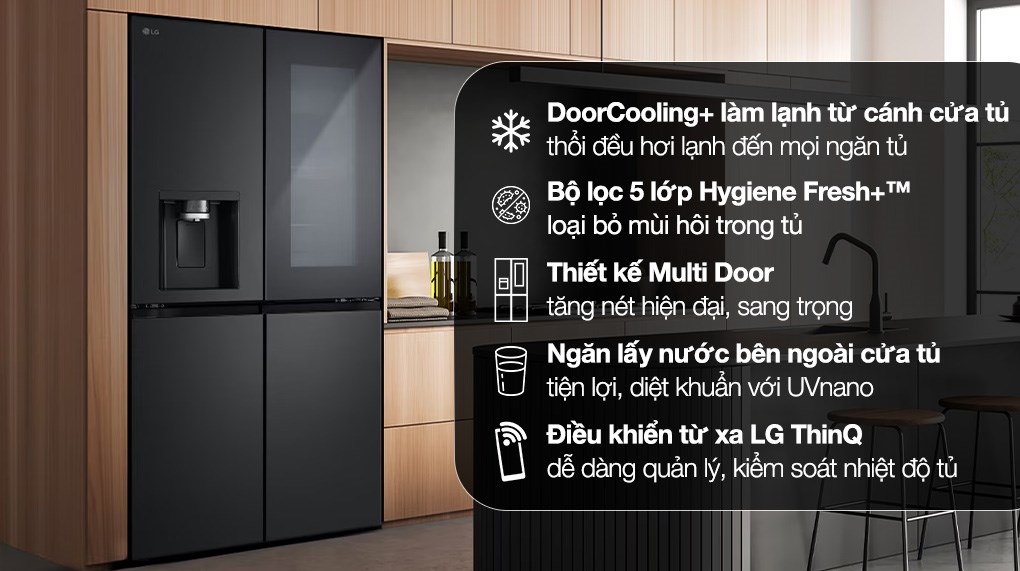 Tại sao tủ lạnh LG LFI50BLMAI luôn thu hút nhiều người tiêu dùng