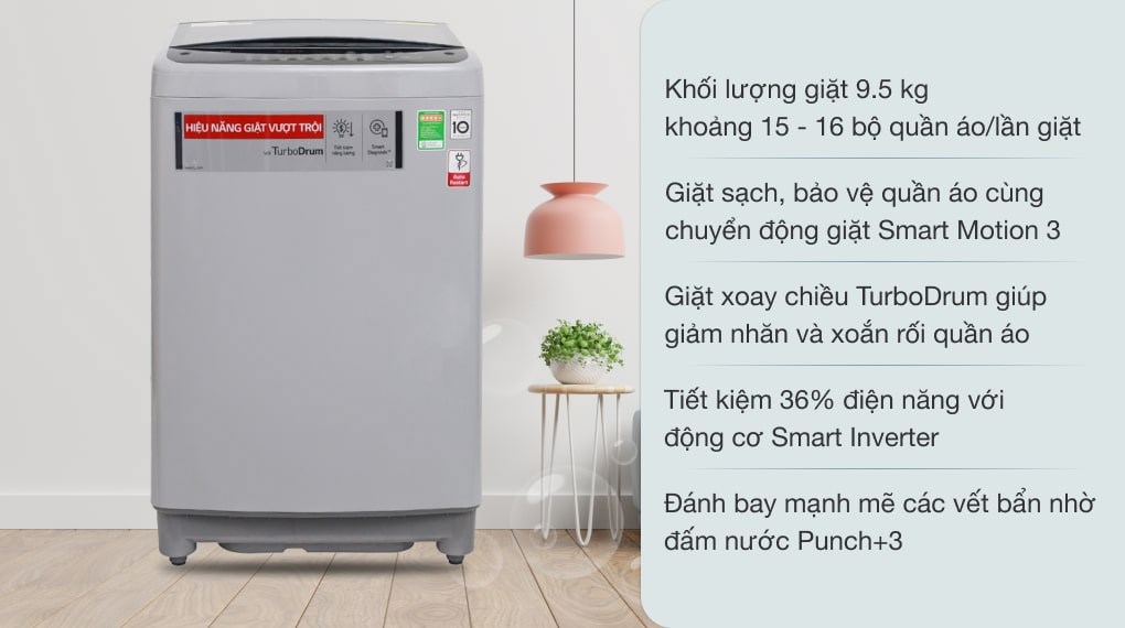 Những chiếc máy giặt giá rẻ LG thu hút lượng đông người dùng