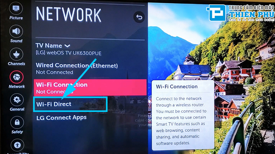 Làm sao để kết nối Smart tivi LG 55 inch 55UT8050PSB với điện thoại?