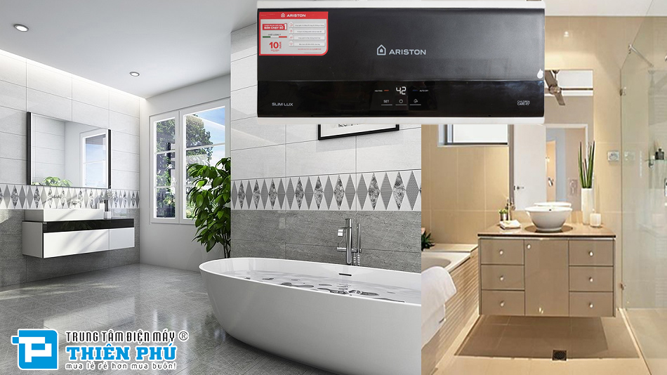 Bình nóng lạnh Ariston SLIM3 30 LUX phù hợp phòng tắm nào? Có an toàn không?