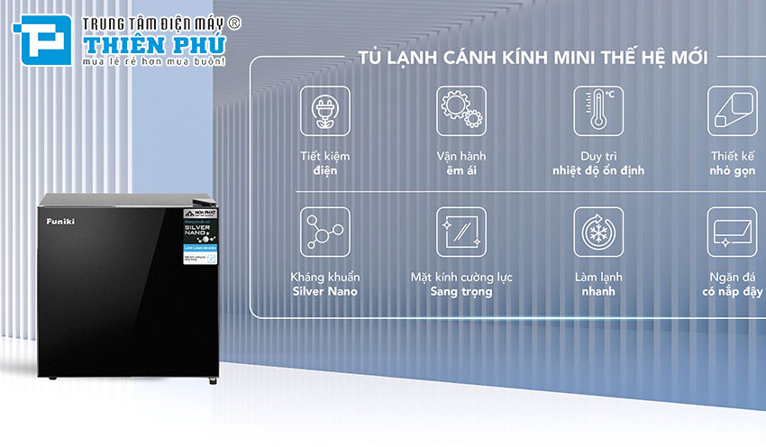 Tủ Lạnh Funiki Mini 50 Lít HR S646GB