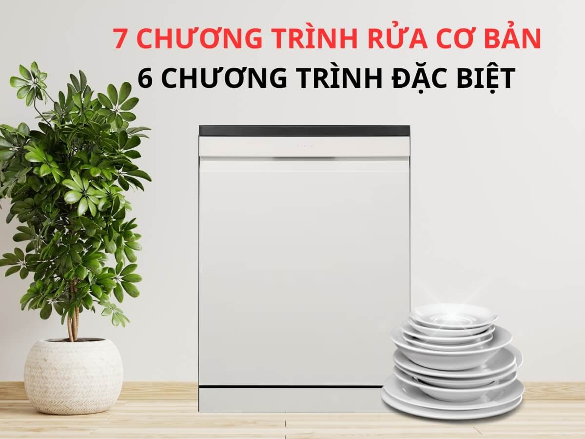 Review máy rửa bát LG LDT14BGA3 TrueSteam độc lập có tốt không, có đặc điểm gì?