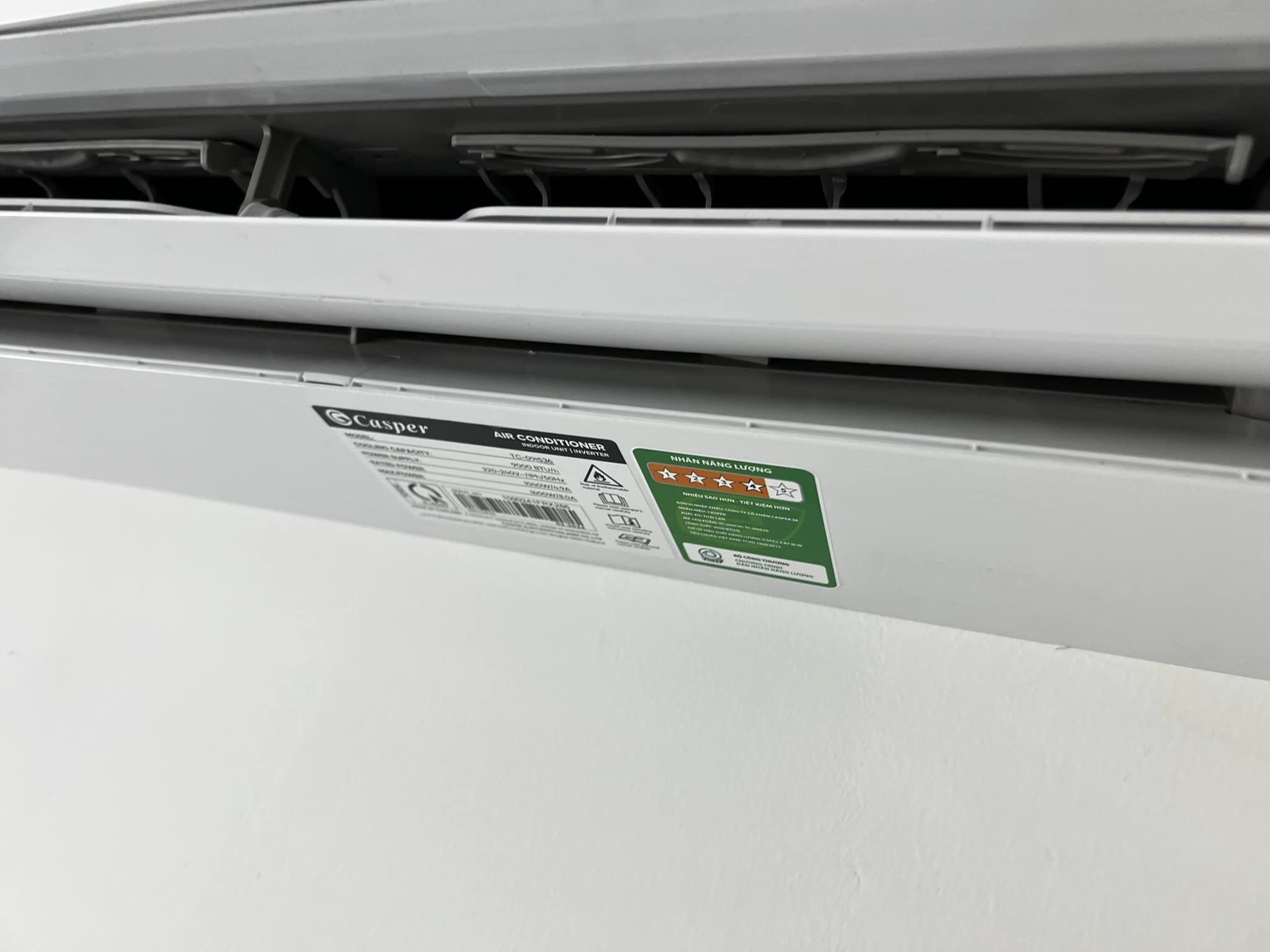 Sử dụng điều hòa Casper inverter TC-09IS36 một ngày 8 tiếng hết bao nhiêu tiền điện?