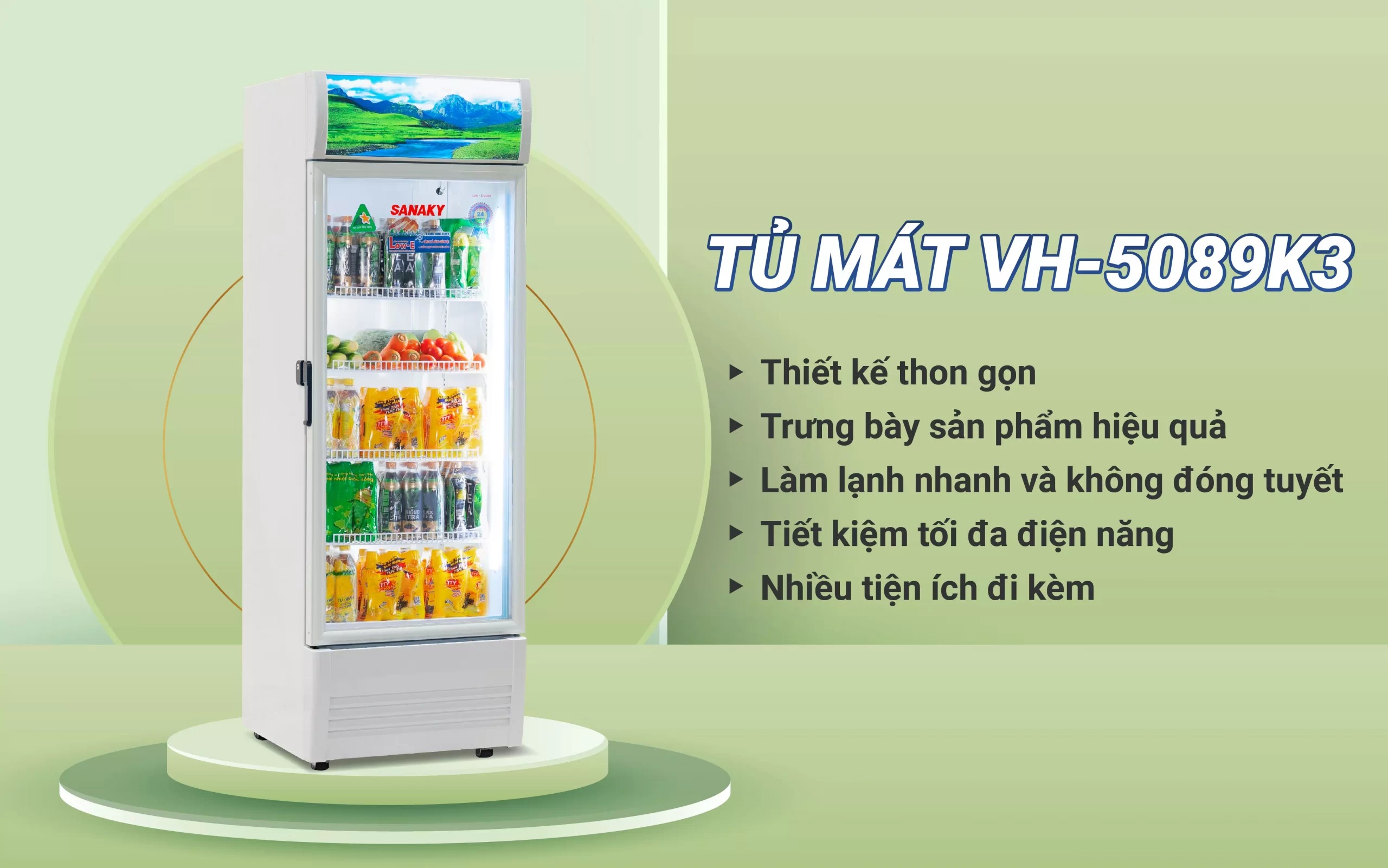 Điều gì khiến tủ mát Sanaky VH-5089K3 được nhiều hộ kinh doanh sử dụng như vậy?