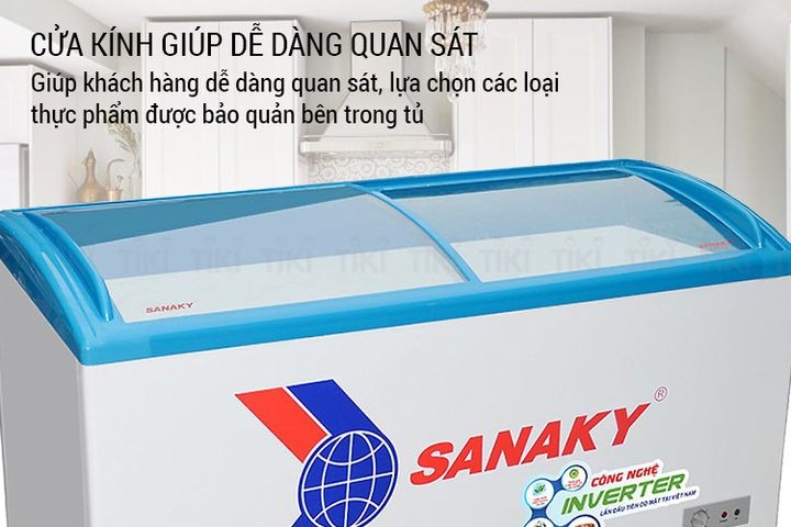 Khám phá tủ đông Sanaky VH-6899K3 dung tích rộng rãi, hiệu suất làm lạnh cao