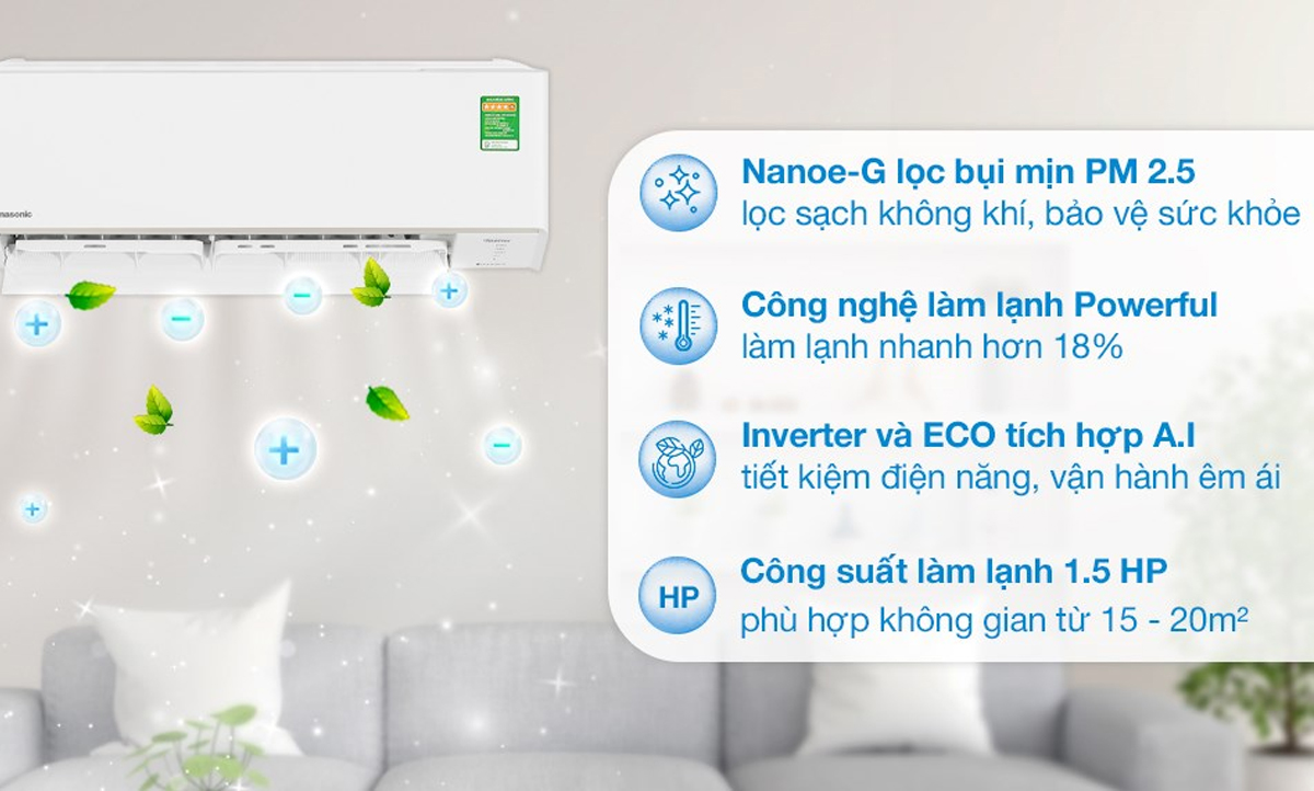 Đánh giá độ bền của điều hòa Panasonic 2 chiều CU/CS-YZ12AKH-8 có tốt?